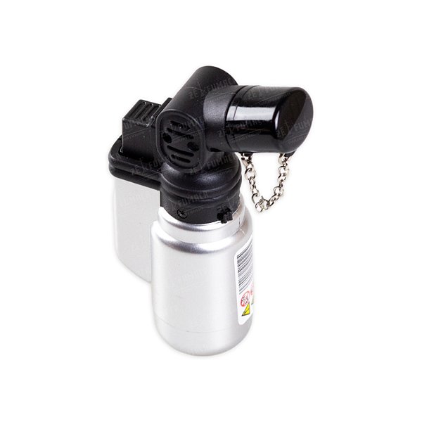 Isqueiro Maçarico WF Metalizado (2 Chama) - Prata