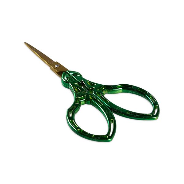 Tesoura Abduzido Alien Grey - Mix Verde e Dourado