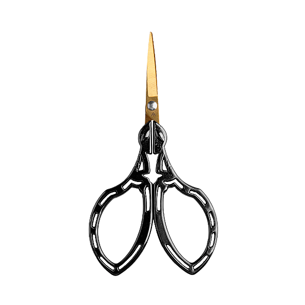 Tesoura Abduzido Alien Grey - Mix Chumbo e Dourado