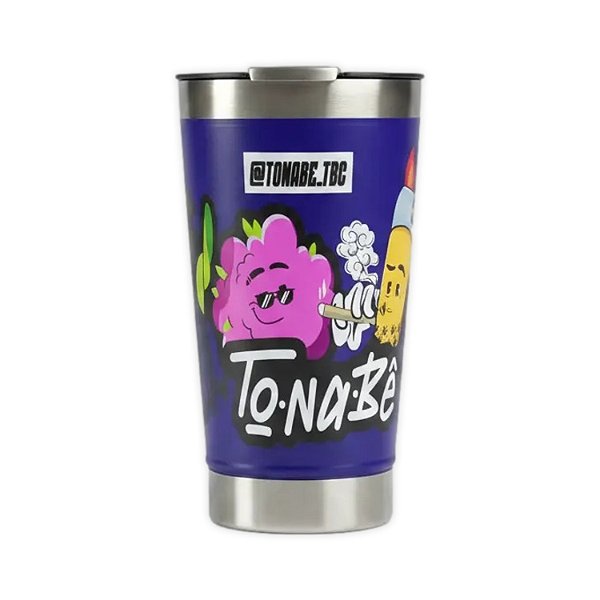 Copo Térmico 473ml Tampa/abridor Aço Inox Premium To Na Bê - Azul