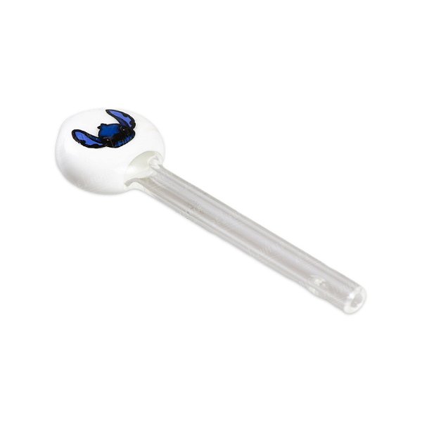 Piteira de Vidro Art 6 mm Stitch - Branco