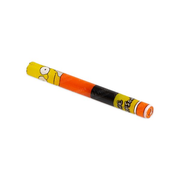 Piteira de Vidro Longa Simpsons 6mm - Bart