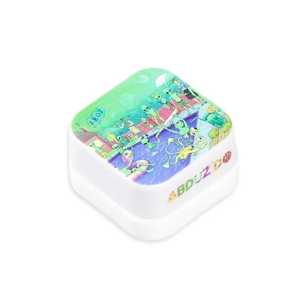 Pote de Vidro UV BeSafe 9ml com divisória Abduzido - Festa Do Verde