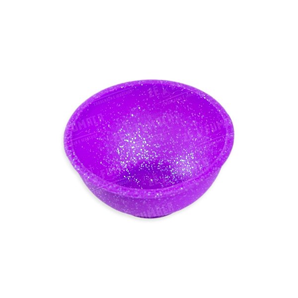 Mini Cuia de Silicone Glitter - Roxo