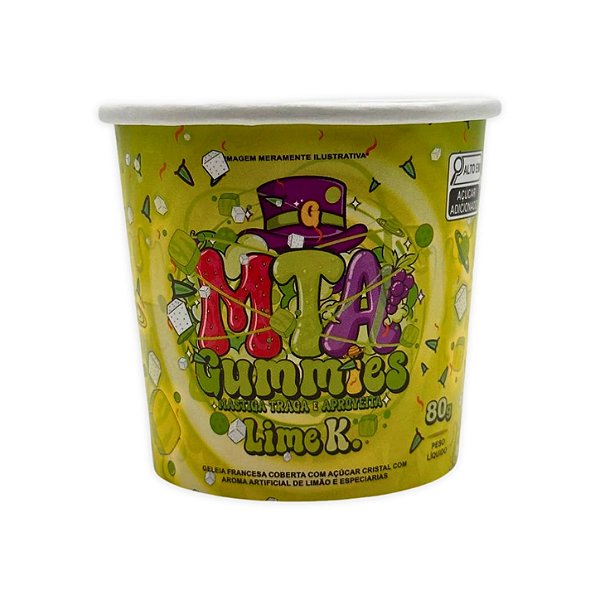 ChocoGrower MTA Gummies Lime K. – Geleia Francesa Limão e Especiarias 80g
