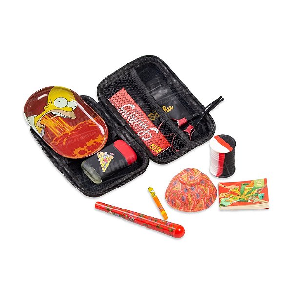 Kit Case Grande c/ Bandeja - Vermelho