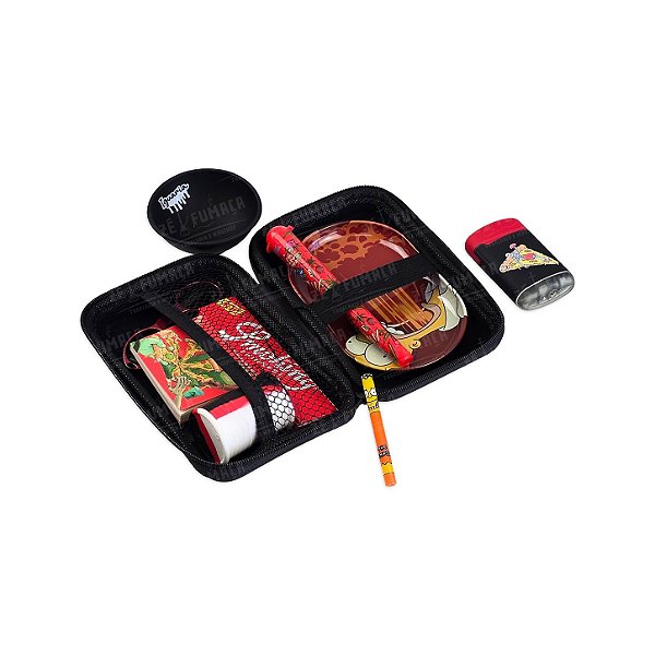 Kit Case Grande c/ Bandeja - Vermelho