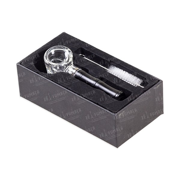 Kit Pipe de Metal e Bowl de Vidro D&K
