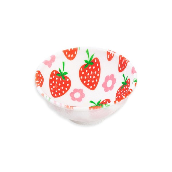 Cuia de Silicone Estampada - Morango