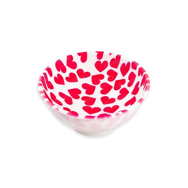 Cuia de Silicone Estampada - Coração