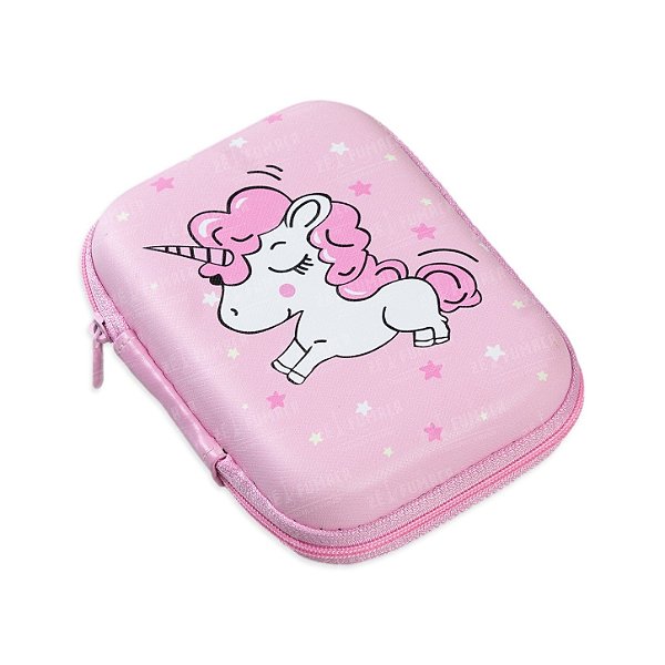 Mini Case Unicórnio - Rosa