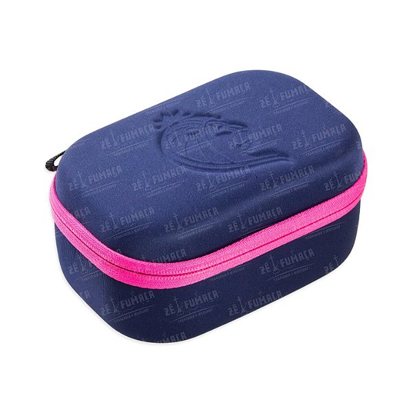 Case Puff Pro Puff Life Expocannabis 2023 – Azul Escuro com Rosa (Peça Única)