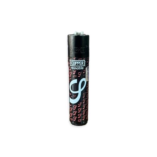 Isqueiro Clipper Grande Smoking - Preto