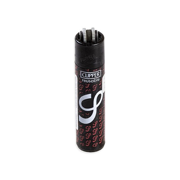 Isqueiro Clipper Grande Smoking - Preto
