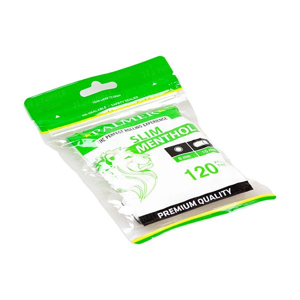 Filtro Palmer Slim Long Mentolado 6mm c/ 120un.
