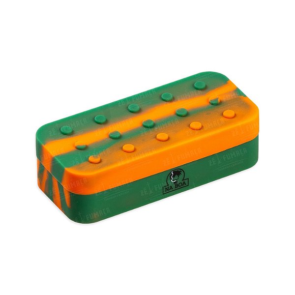 Slick Container De Silicone 34ml Na Boa - Mix Laranja e Verde