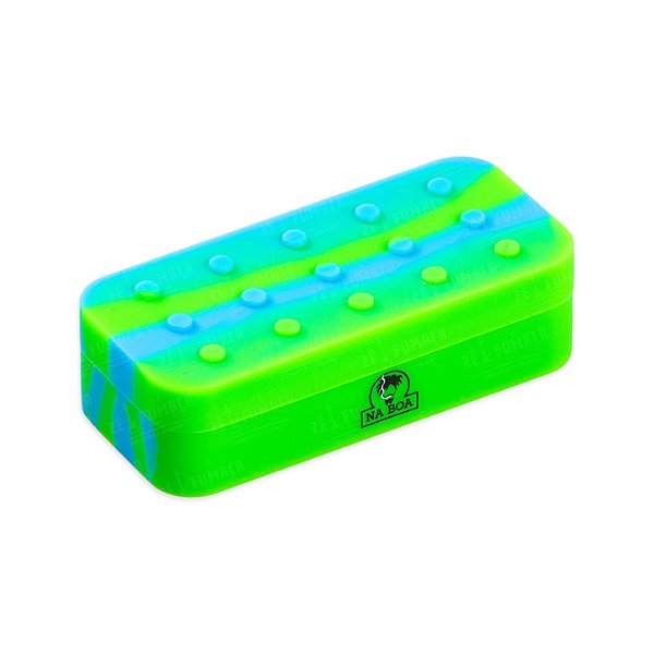 Slick Container De Silicone 34ml Na Boa - Mix Verde e Azul