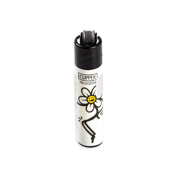 Isqueiro Micro Clipper Dancing Daisy - Branco I