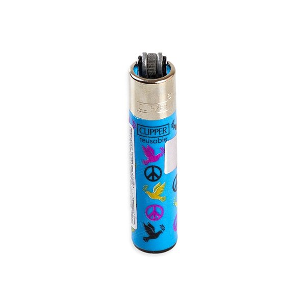 Isqueiro Micro Clipper Pop Pattern - Azul