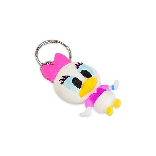 Chaveiro Mickey Mouse Silicone Emborrachado - Margarida Pequeno