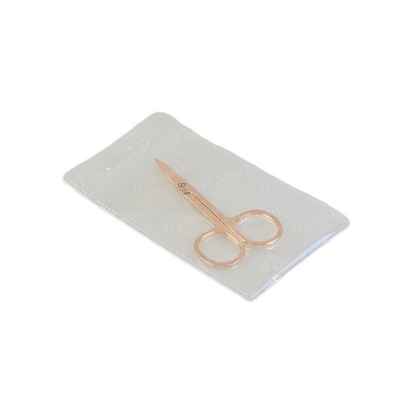 Tesoura Abduzido Flex Round (Com Ponta) - Rose