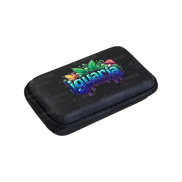 Case Grande Iguaria Preto - Mix Azul e Verde