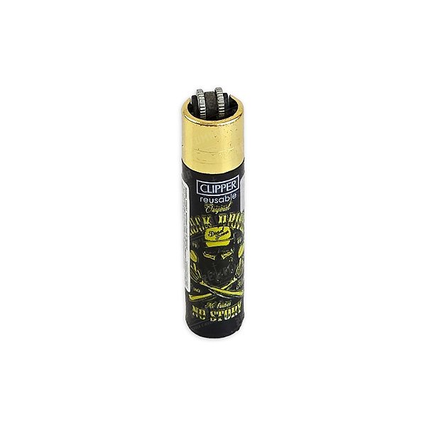 Isqueiro Grande Clipper Driving Skulls - No Story