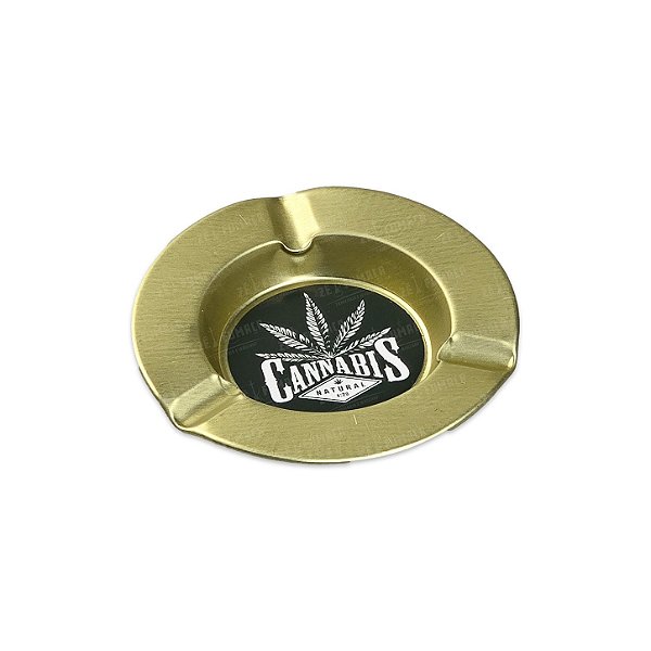 Cinzeiro de Metal Pequeno Dourado - Hemp
