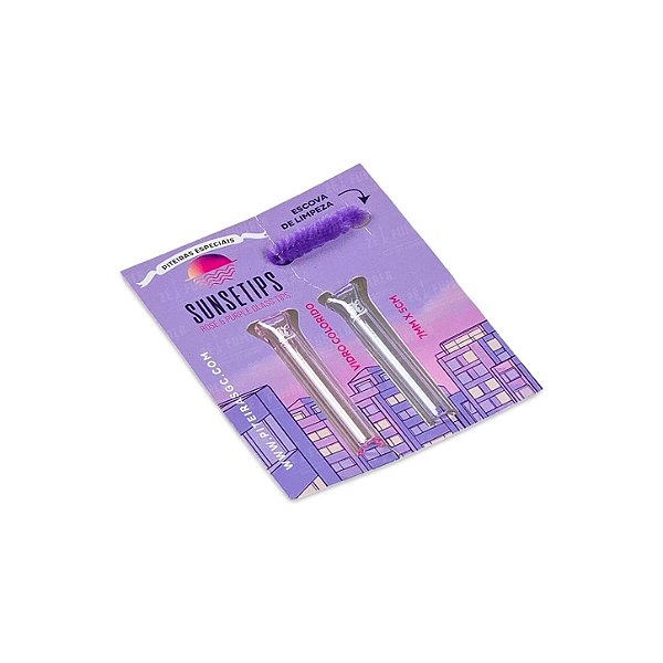 Piteira de Vidro Glass Grow Sunsetips - Colorida
