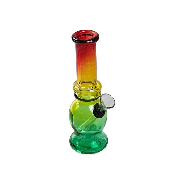 Bong de Vidro 15cm - Reggae