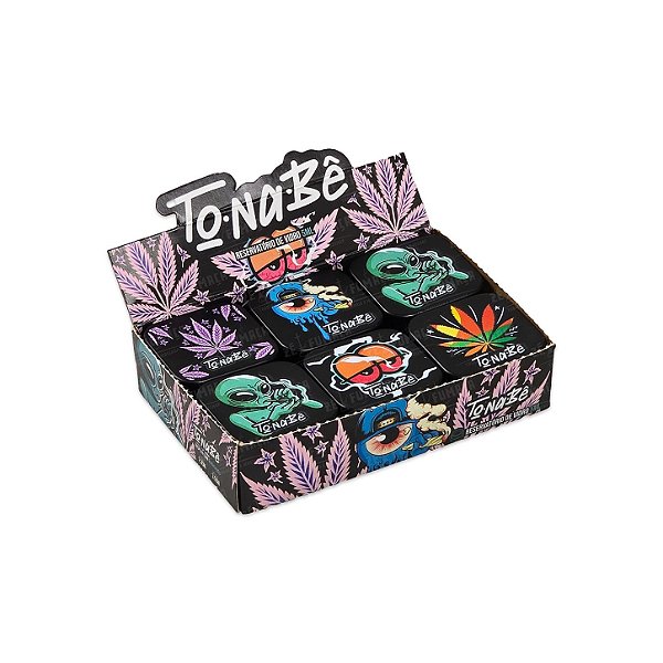 Slick de Vidro Tonabê 5 ml Preto - Display com 6 Unidades