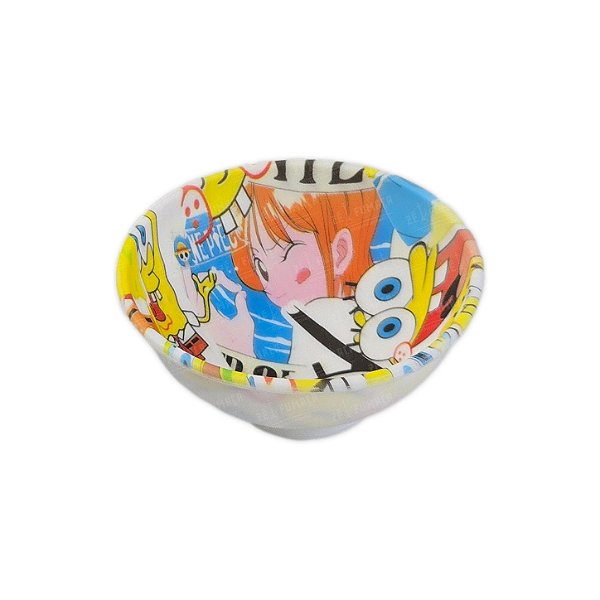 Cuia de Silicone Estampada - Bob Esponja + Nami (One Piece)
