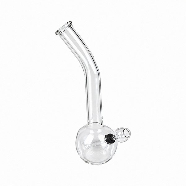 Bong de Vidro Curvo Transparente