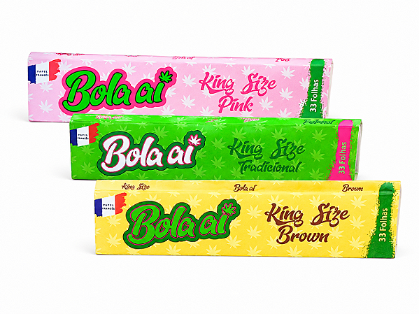 Seda Bola Ai King Size Pink, Tradicional e Brown Kit c/3