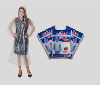 Capa de Chuva Descartável - Transparente