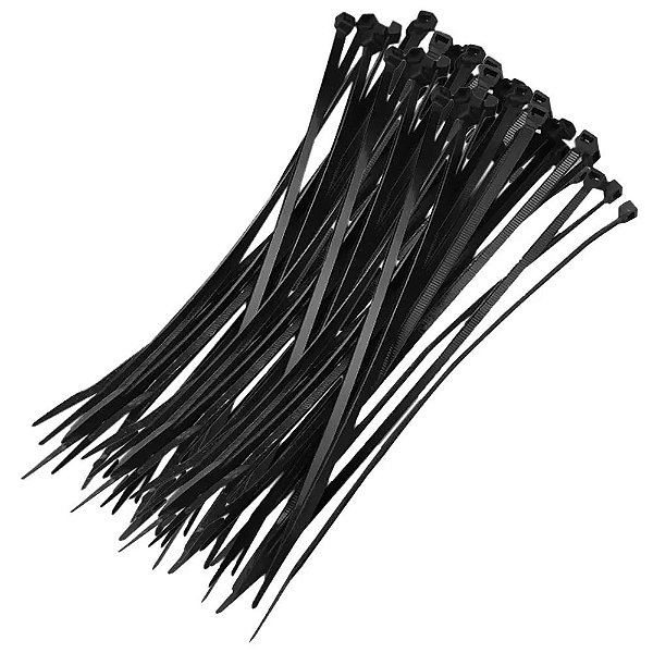 Abraçadeiras de Nylon - Extra Grande - 7,60mmx500mm - Preta 100 Und