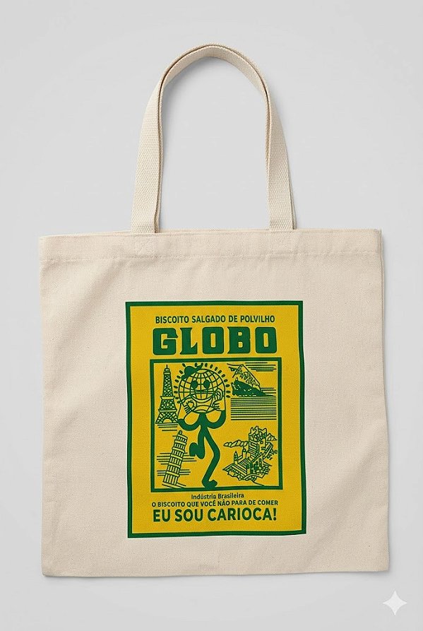 Eco Bag Biscoito Globo – Bolsa Sustentável Carioca