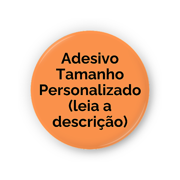 Adesivos Tamanho Personalizado Retangulares (Leia a Descrição antes da compra)