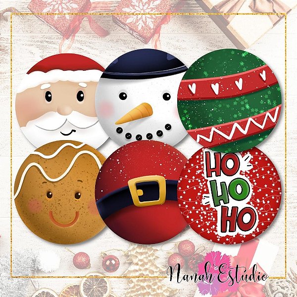 48 ADESIVOS SORTIDOS NATAL - nº 6