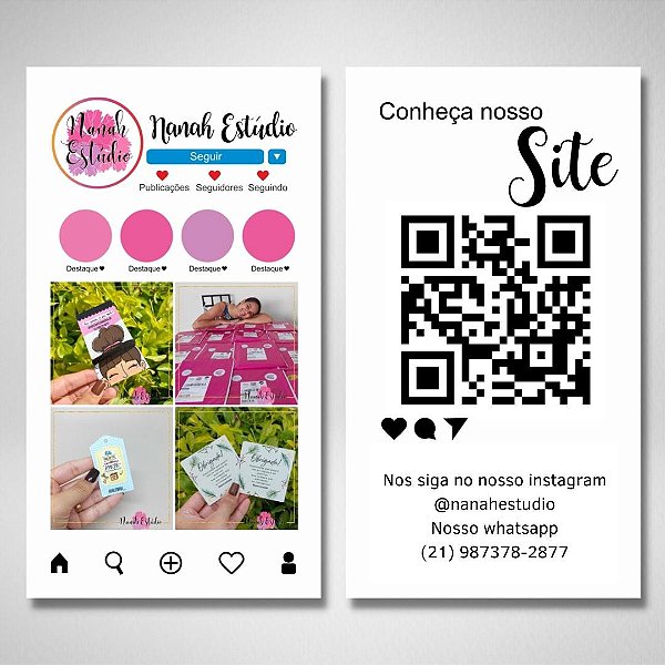 Cartão Feed Instagram - Modelo 1