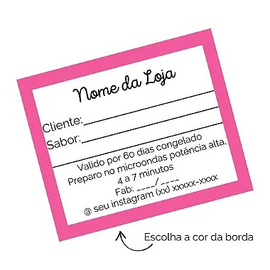 120 Adesivos Logotipo Para Marmita