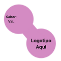 Lacre Com Logotipo c/ Sabor: Val: 8 x 4 cm