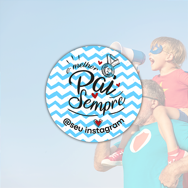 48 Adesivos Dia dos Pais - Modelo 2