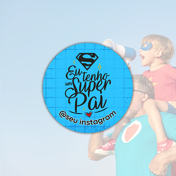 48 Adesivos Dia dos Pais - Modelo 3