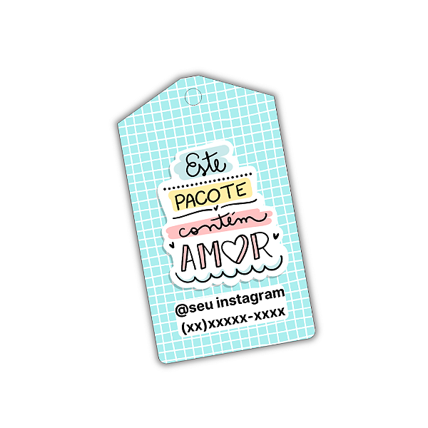100 Tags - Este Pacote Contém Amor