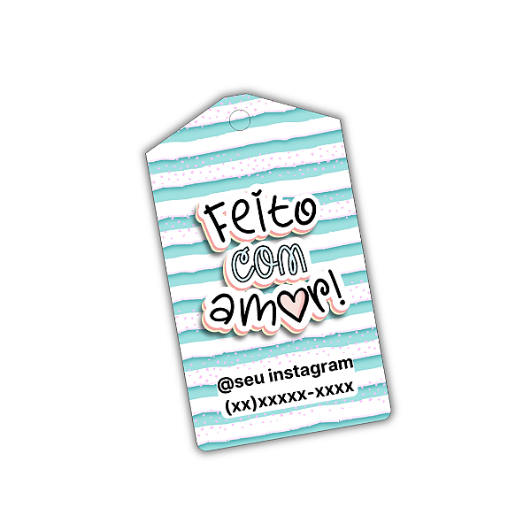 100 Tags - Feito com Amor
