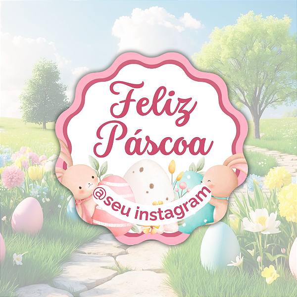 48 Adesivos Páscoa - Modelo 2