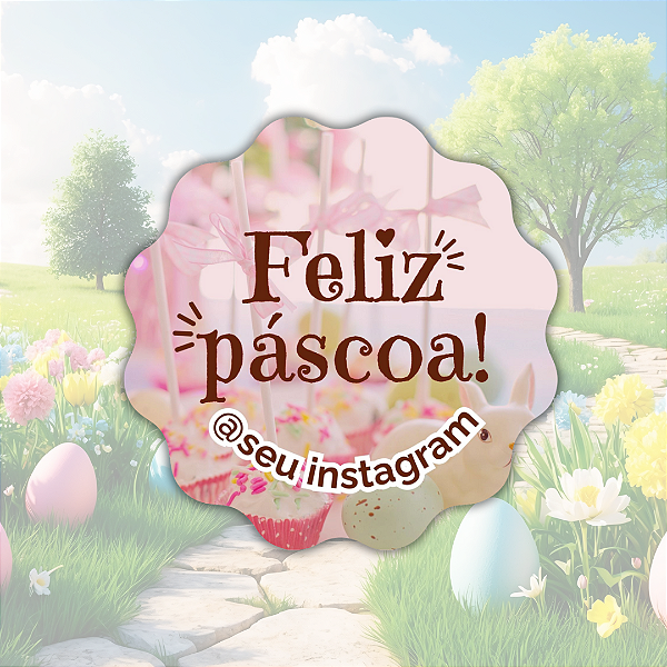 48 Adesivos Páscoa - Modelo 4