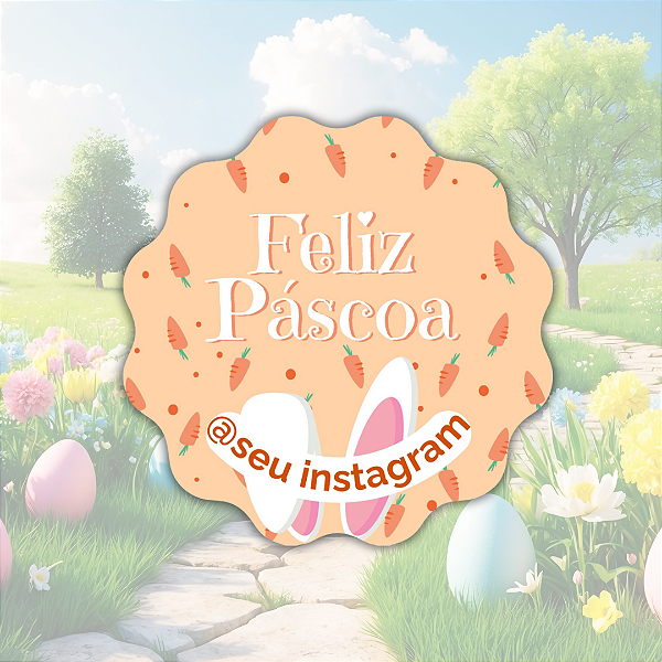 48 Adesivos Páscoa - Modelo 5