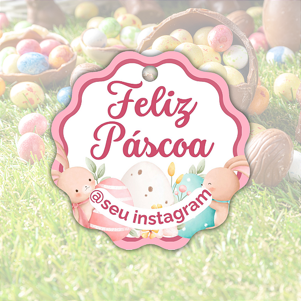 50 Tags Páscoa - Modelo 2